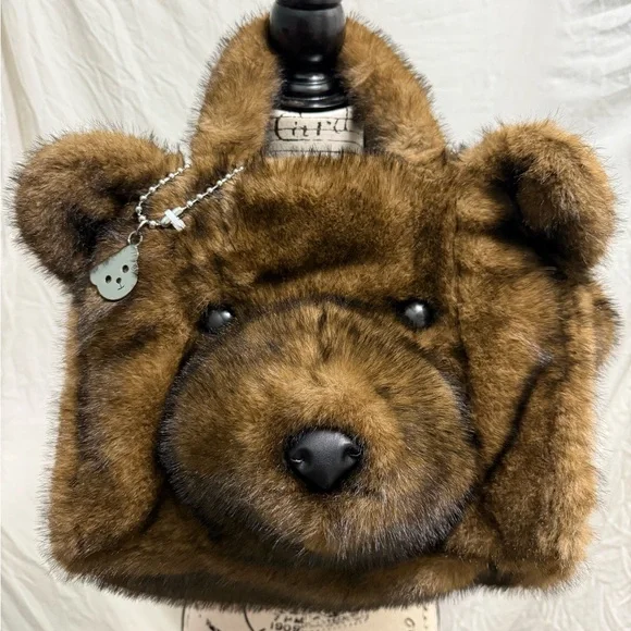 Marc Jacobs Brown Teddy Bear Tote - Picture 10 of 12